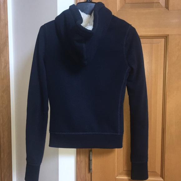 Abercrombie Kids Medium Girls Furry zip up jacket - Picture 4 of 8